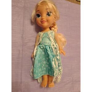 Disney Frozen Elsa Toddler Doll 13" Without Shoes